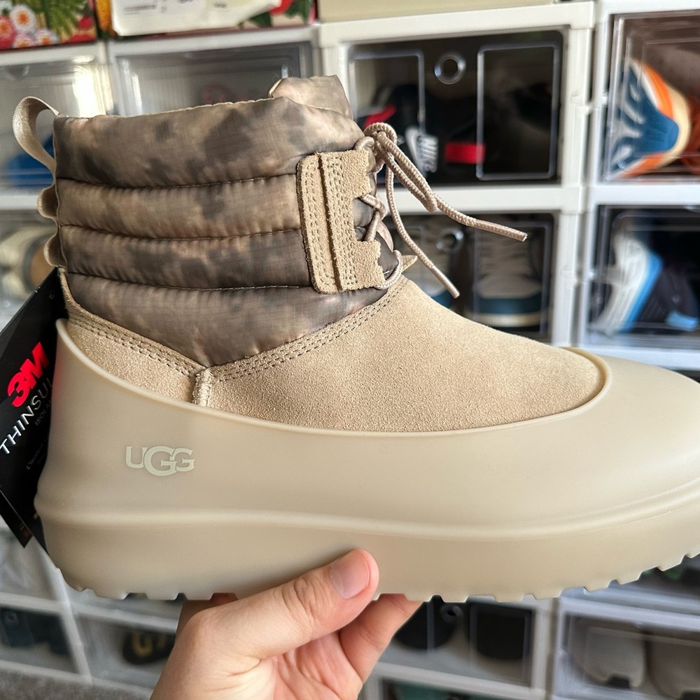 UGG Camouflage and Beige Winter Boots